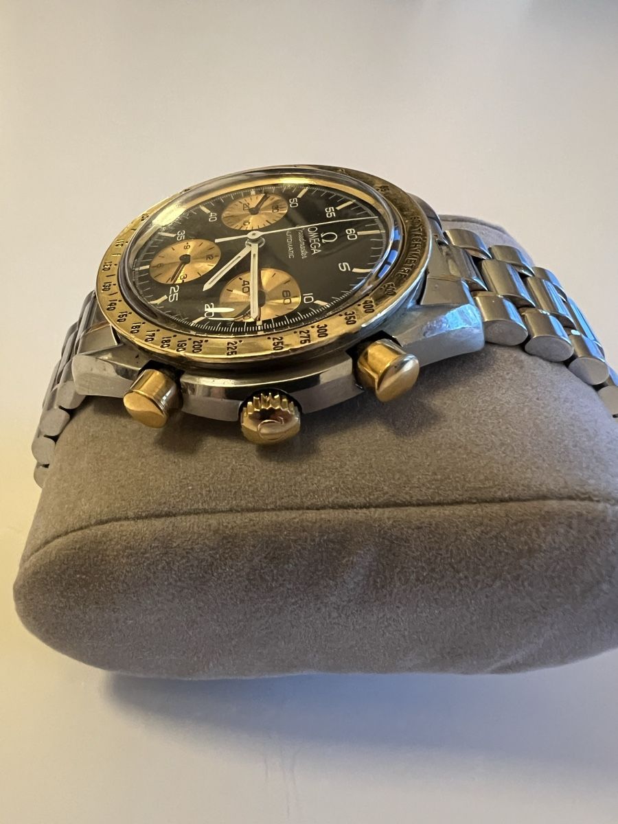 Omega Orologi: Omega Speedmaster Automatic Stahl/Gold Herrenuhr! – Usato da Basel venduto da Valjoux9 2