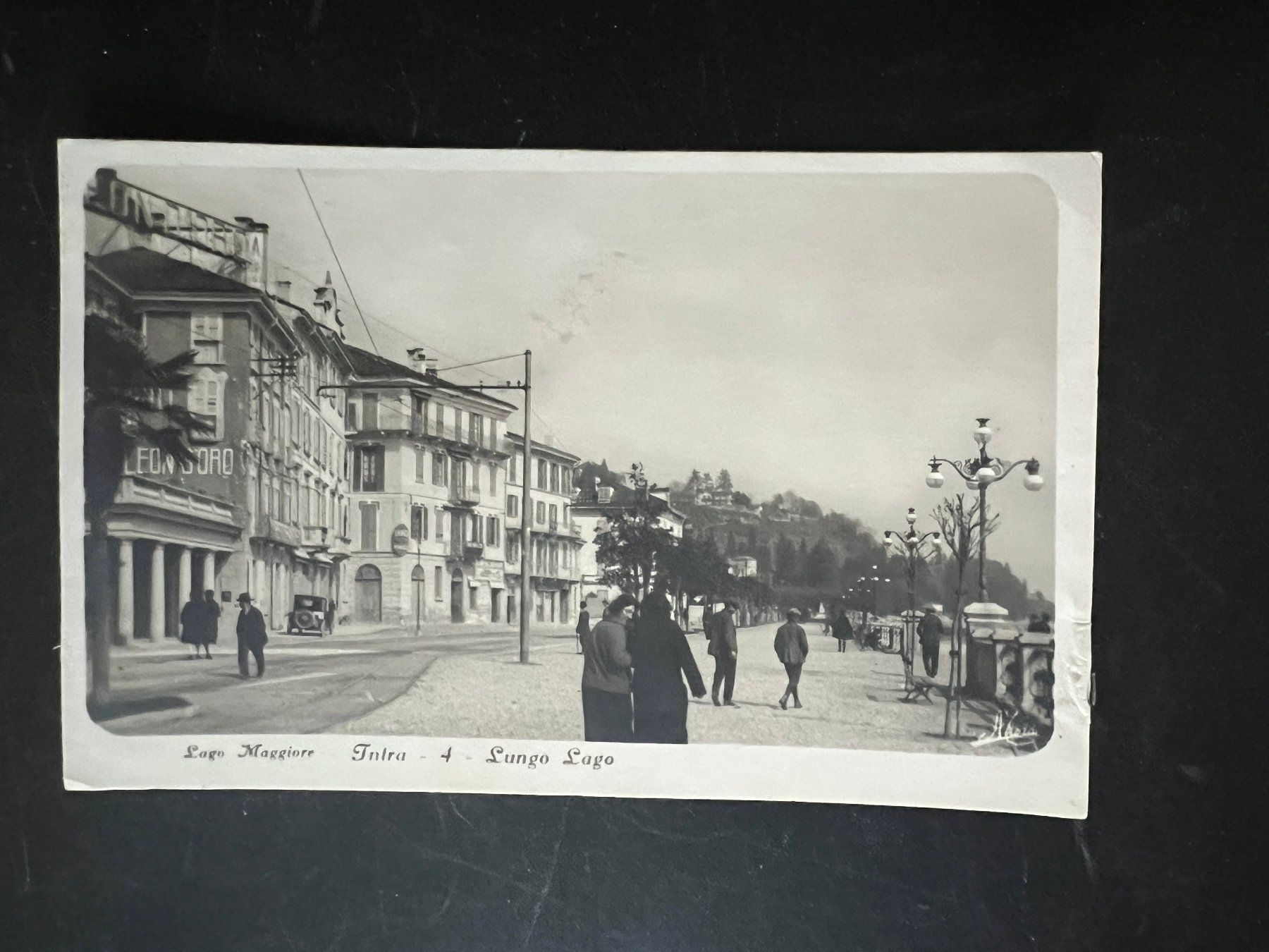 Cartoline postali: Ansichtskarte  Lago Maggiore  1928   (V408) – Usato da Hinwil venduto da Sidi4