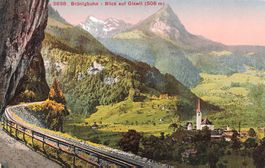 Brünigbahn (OW) – Blick auf Giswil (508 m)