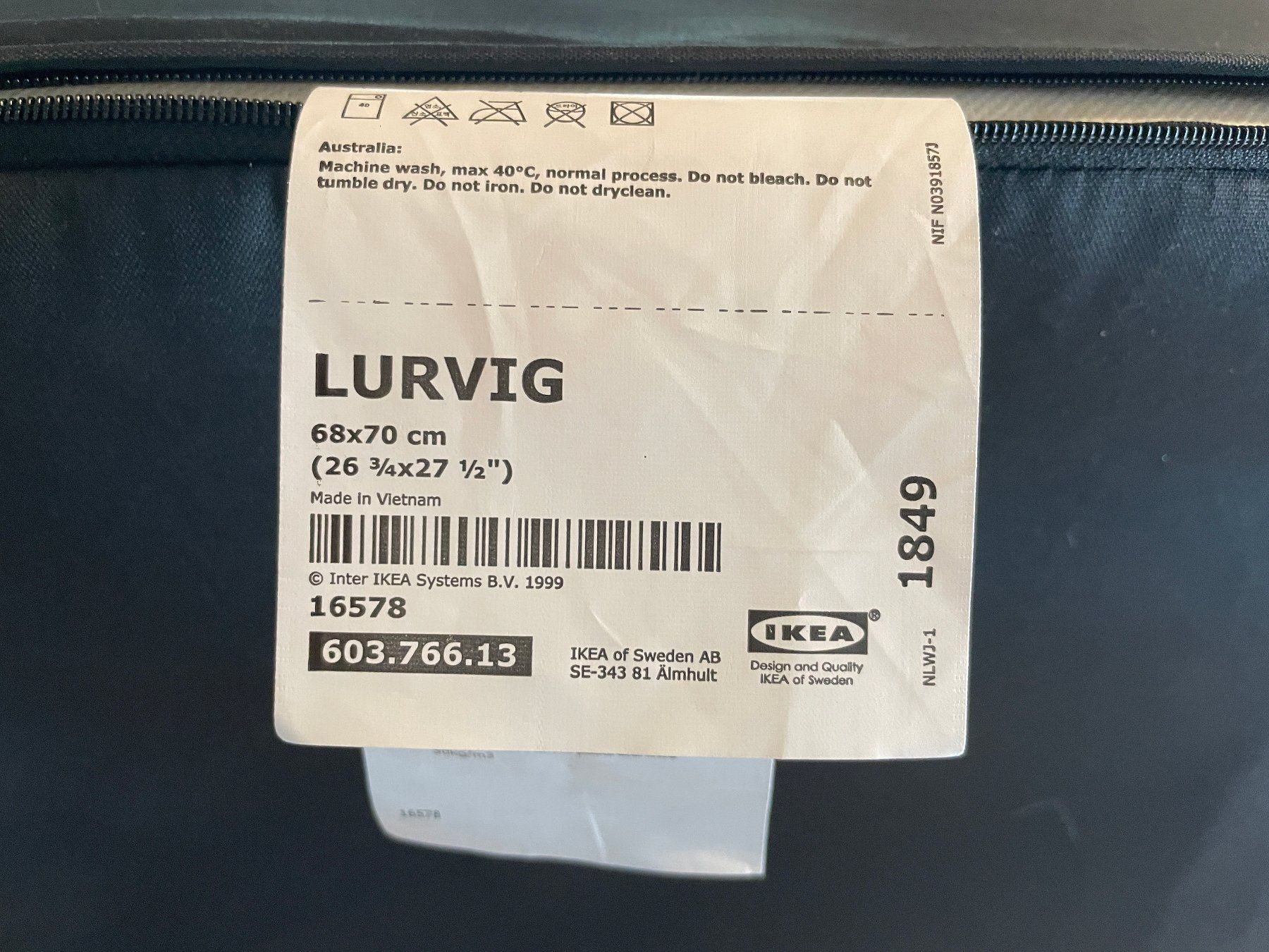 IKEA LURVIG Hunde-/Katzenbett, schwarz (Gebraucht) in Affeltrangen fr CHF  5  nur Abholung auf Ricardo kaufen