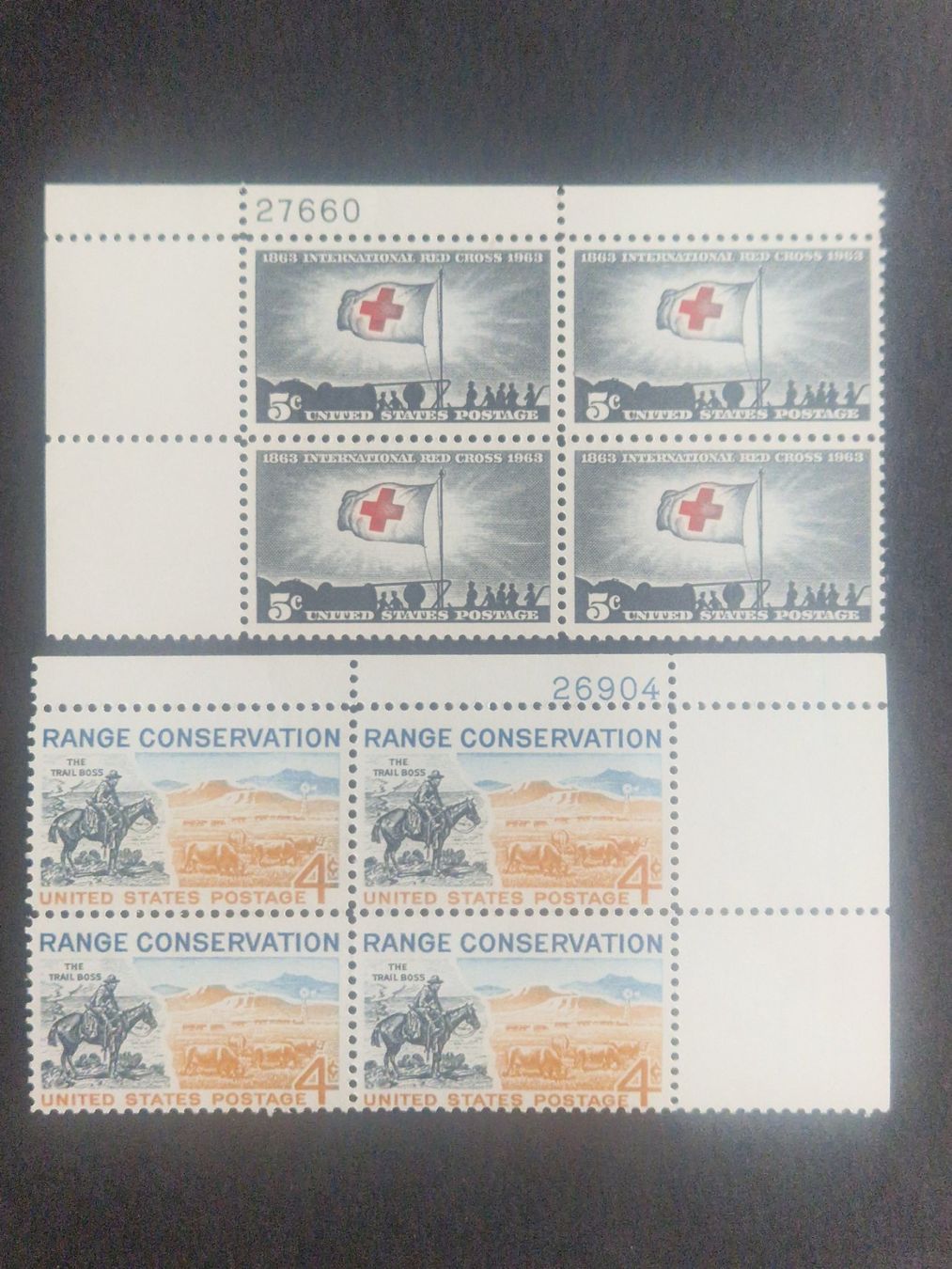 Alle Briefmarken: USA   1963   4 block  postfrisch** – Gebraucht aus Bouveret von hckoala