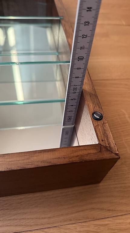 Vetrine: Wand Vitrine klein Holz-Glas – Usato da Basel venduto da 7oclock 4