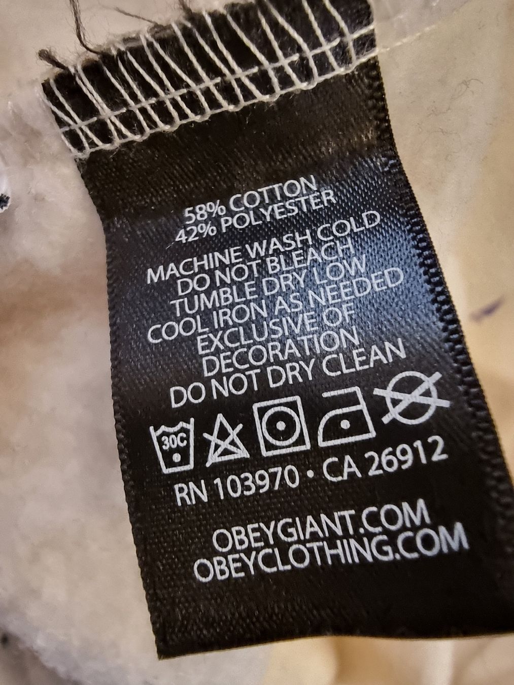 Obey Maglioni & Felpe: Pull sweat crème homme OBEY Taille L – Nuovo (secondo la descrizione) da Veyrier venduto da Leilazizou 3