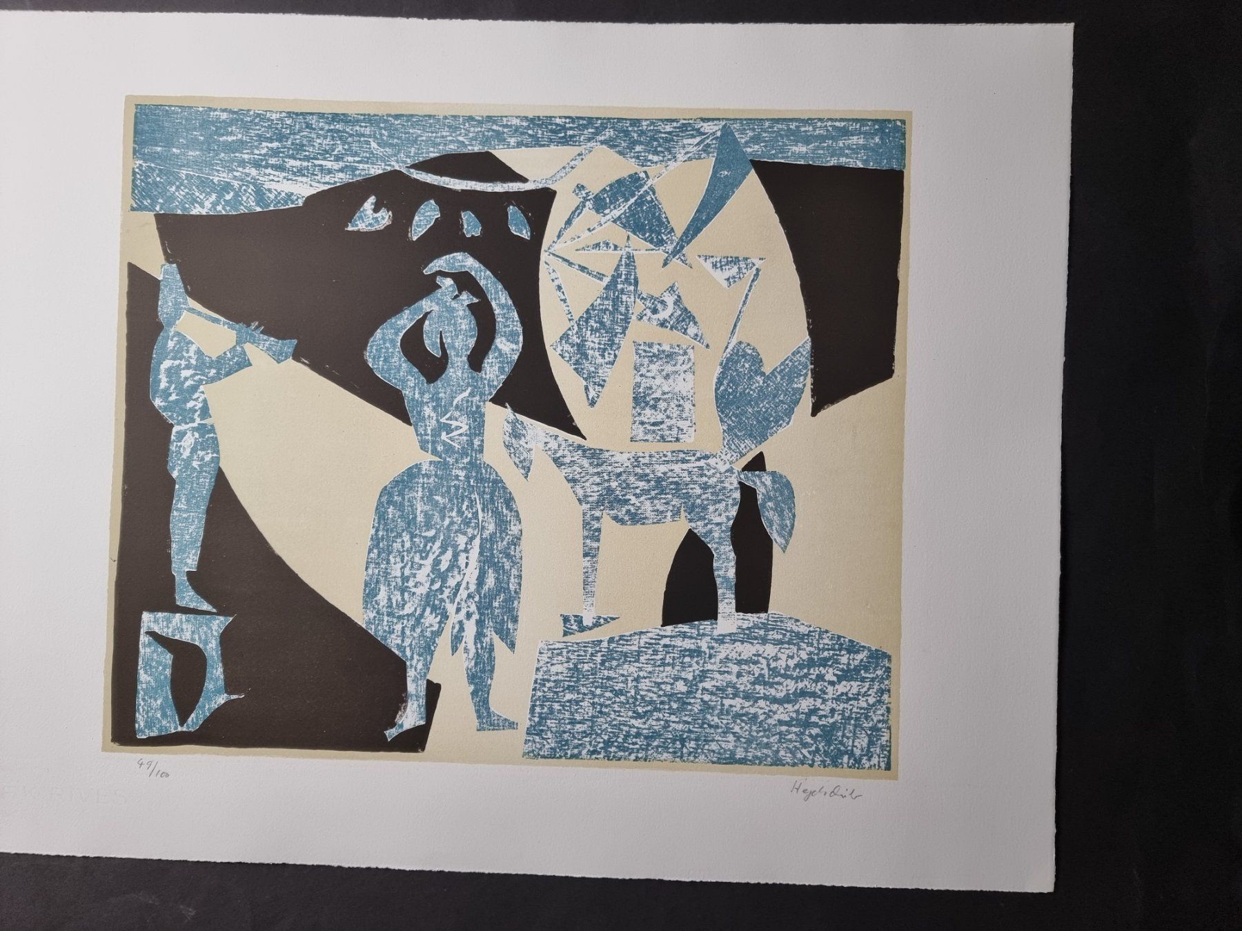 Grafica & Litografie: Max Hegetschweiler 1902-1995    Lithografie handsigniert – Usato da Gersau venduto da kunst-online 1