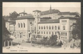 Carte P ( Lausanne / L'Université )