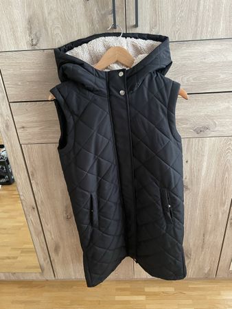 Schwarze Steppweste von ONLY, Gr. XS