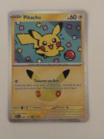 Carte Pokémon PIKACHU 7 30ans fr