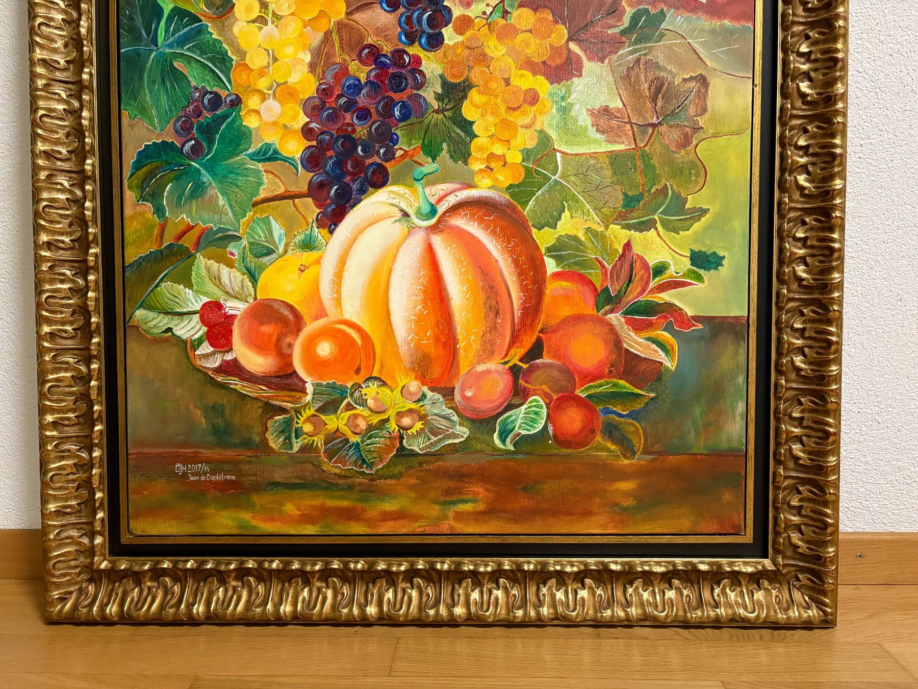 Gemälde: 85 x101/ 2017 Juan de Capistrano/ Öl Gemälde Stillleben – Gebraucht aus Ottenbach von TimelessEmotions. 4