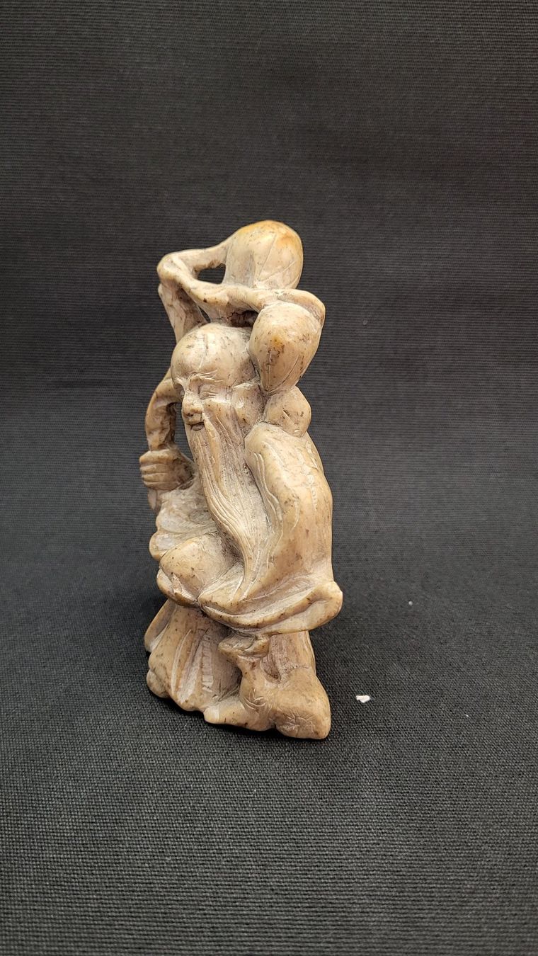 Statuette: Asiatische Stein-Schnitzerei – Usato da Basel venduto da spinne02 1