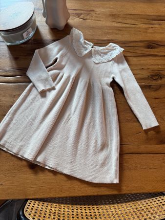 PRIMARK 🦢 robe avec col NEW! 98