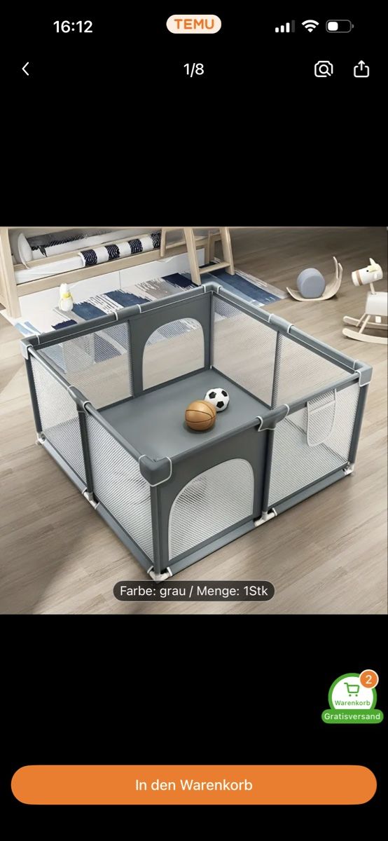 Box & Barriere di sicurezza: Spielgitter Baby Playpen – Nuovo e nell'imballaggio originale da Aarburg venduto da Er.kan 1