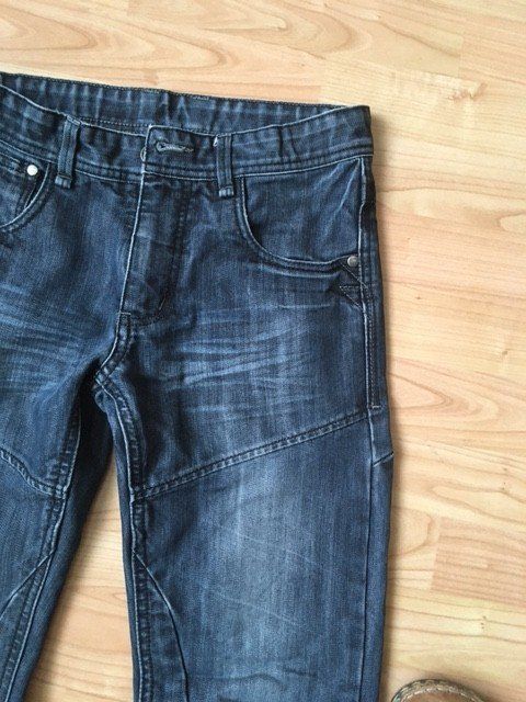 Pantaloni: Lässige, blaue Jeans. Grösse 164 – Usato da Brugg AG venduto da Biomaga 1