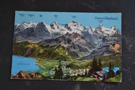 AK Interlaken mit Berner Oberland BE