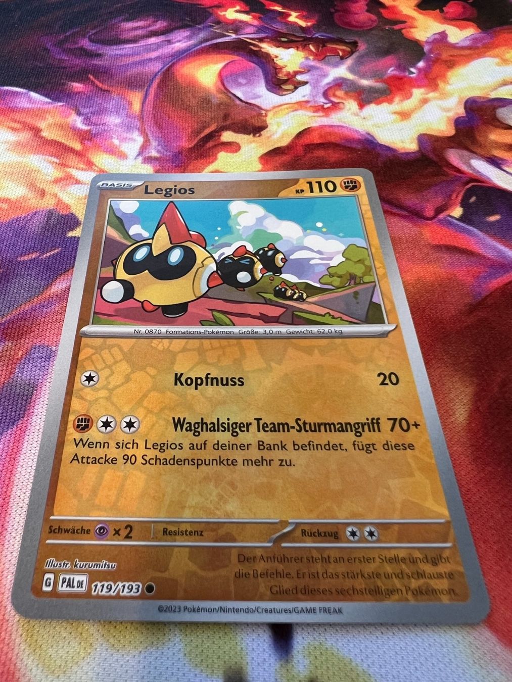 Pokémon Sammelbilder & Trading cards: Legios (PAL 119) / Reverse Holo / Entwicklungen in Paldea – Neu (gemäss Beschreibung) aus Bülach von CherryBlu