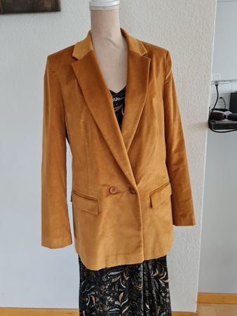 Esprit Blazer Samt Gr.42 Braun Herbst Trend