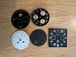 Lot de 5 cadrans de montre vintage pour collectionneur⌚️