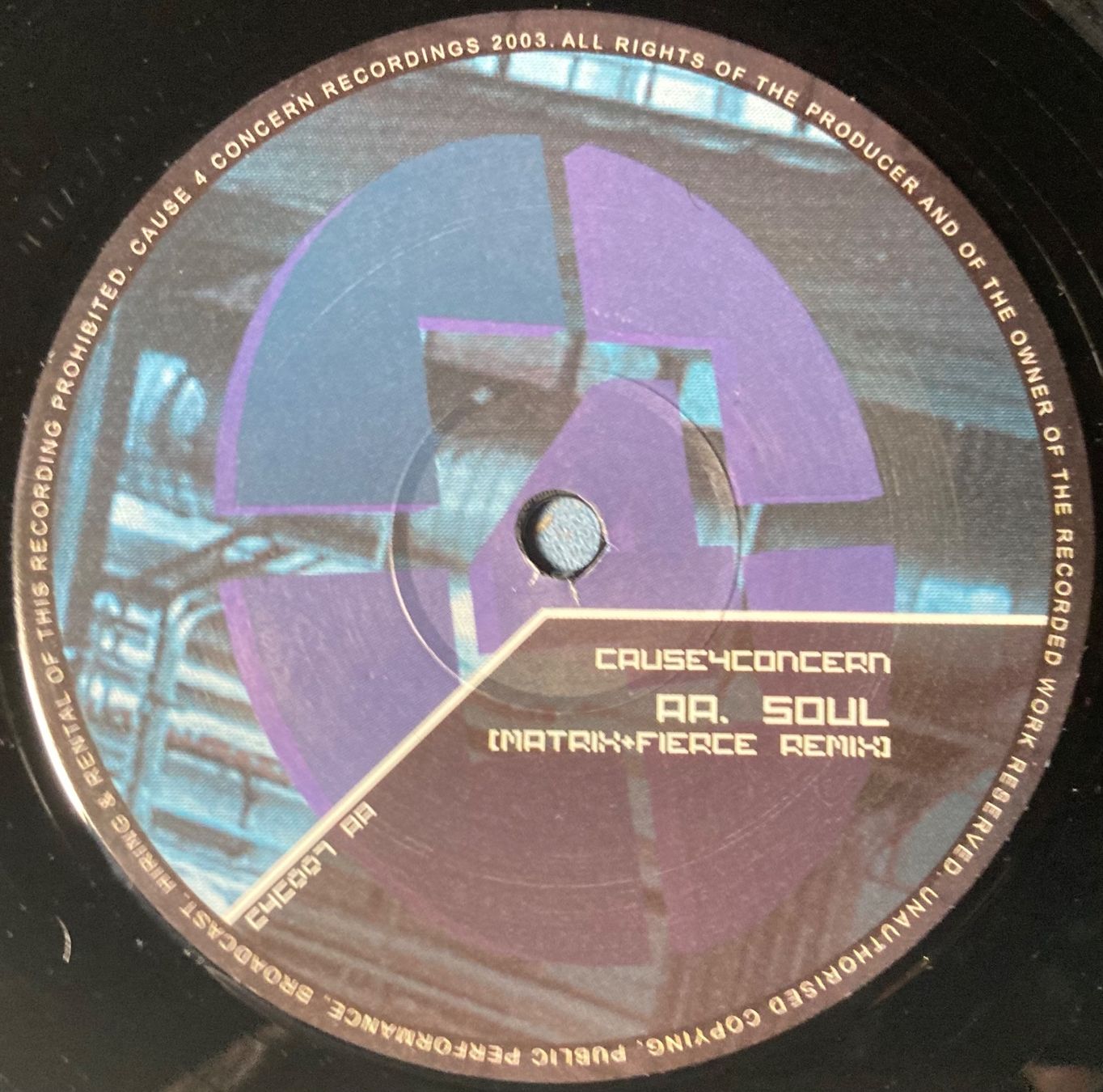 Dischi in vinile: CAUSE 4 CONCERN - BEDHEAD / SOUL (MATRIX+FIERCE REMIX) – Usato da Poliez-Pittet venduto da Newtown-Records 2