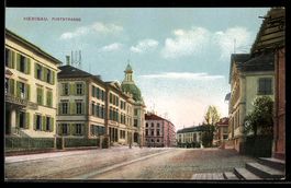 AK Herisau, Blick in die Poststrasse