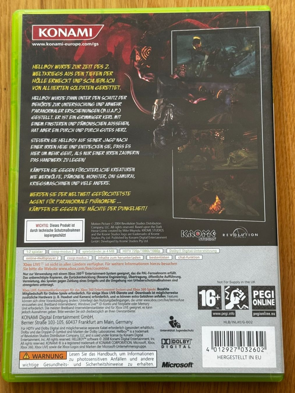 Giochi: Hellboy - CIB - Xbox 360 – Usato da Uster venduto da GamesAndStuff 1