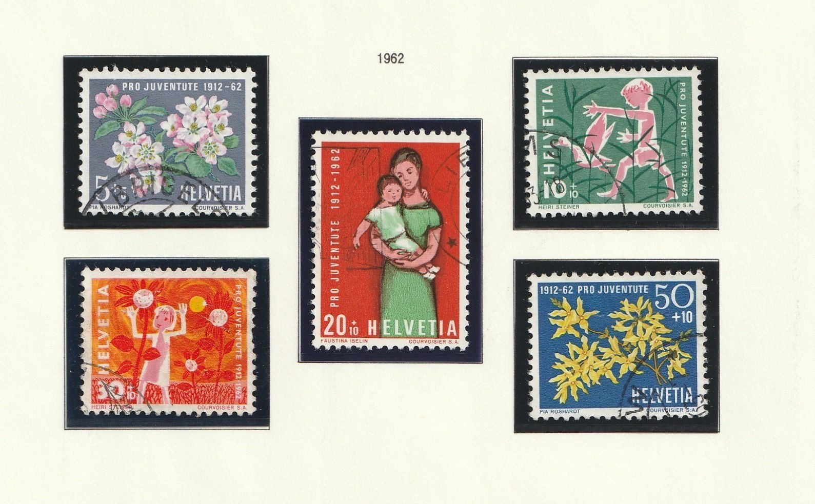 Tutti i francobolli: Pro Juventute 1962 + Erinnerungsbl0ck – Nuovo (secondo la descrizione) da Buttisholz venduto da wbr_wdw8 1