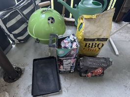 Kugelgrill inkl. Kohle, Anzündwolle etc  sofort grillbereit