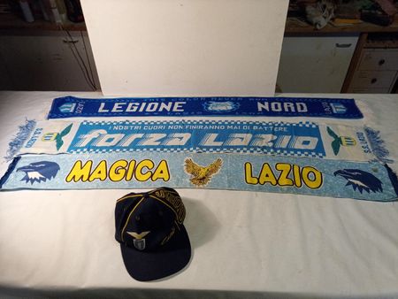 S.S. Lazio Fanschal Kollektion + Cap - Selten! (1)