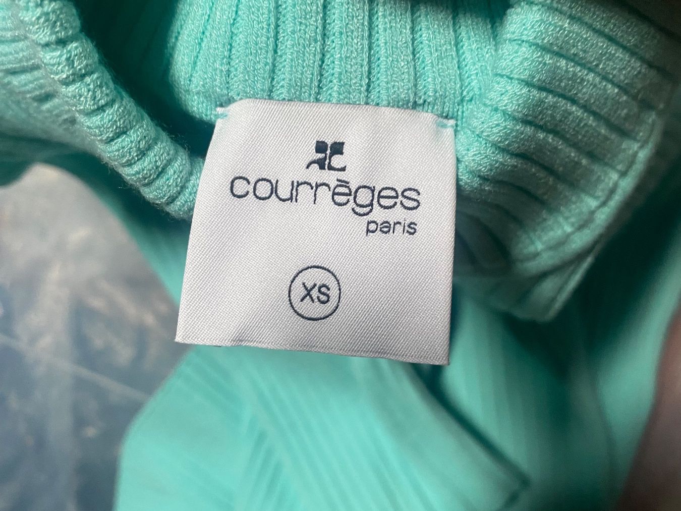 Top: Courrèges réédition pull manche courte XS – Nuovo e nell'imballaggio originale da Fribourg venduto da coco_westminster 3