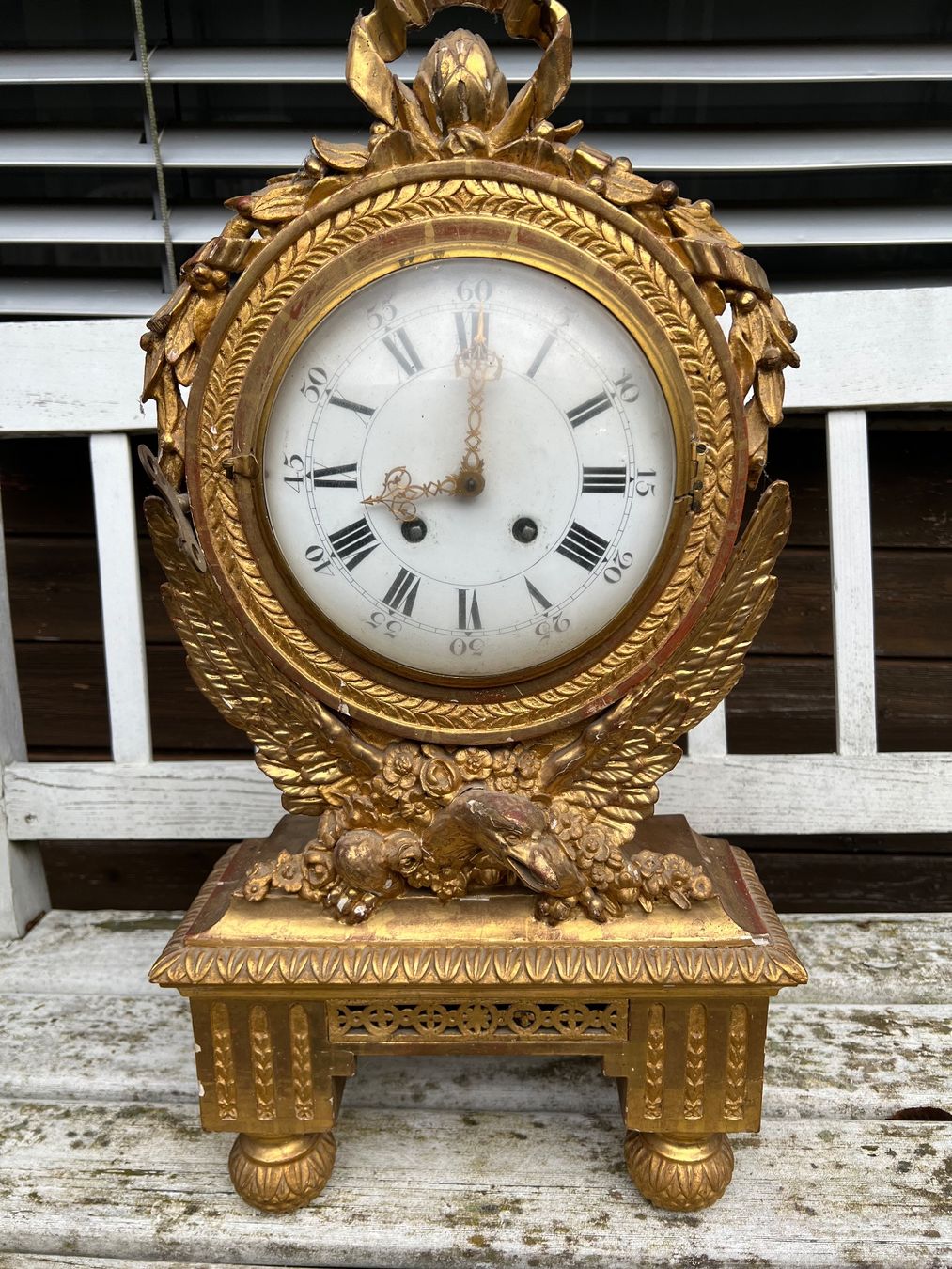 Orologi da terra & Orologi da parete: Antike Kaminuhr – Difettoso da Mellingen venduto da pbe_vc86