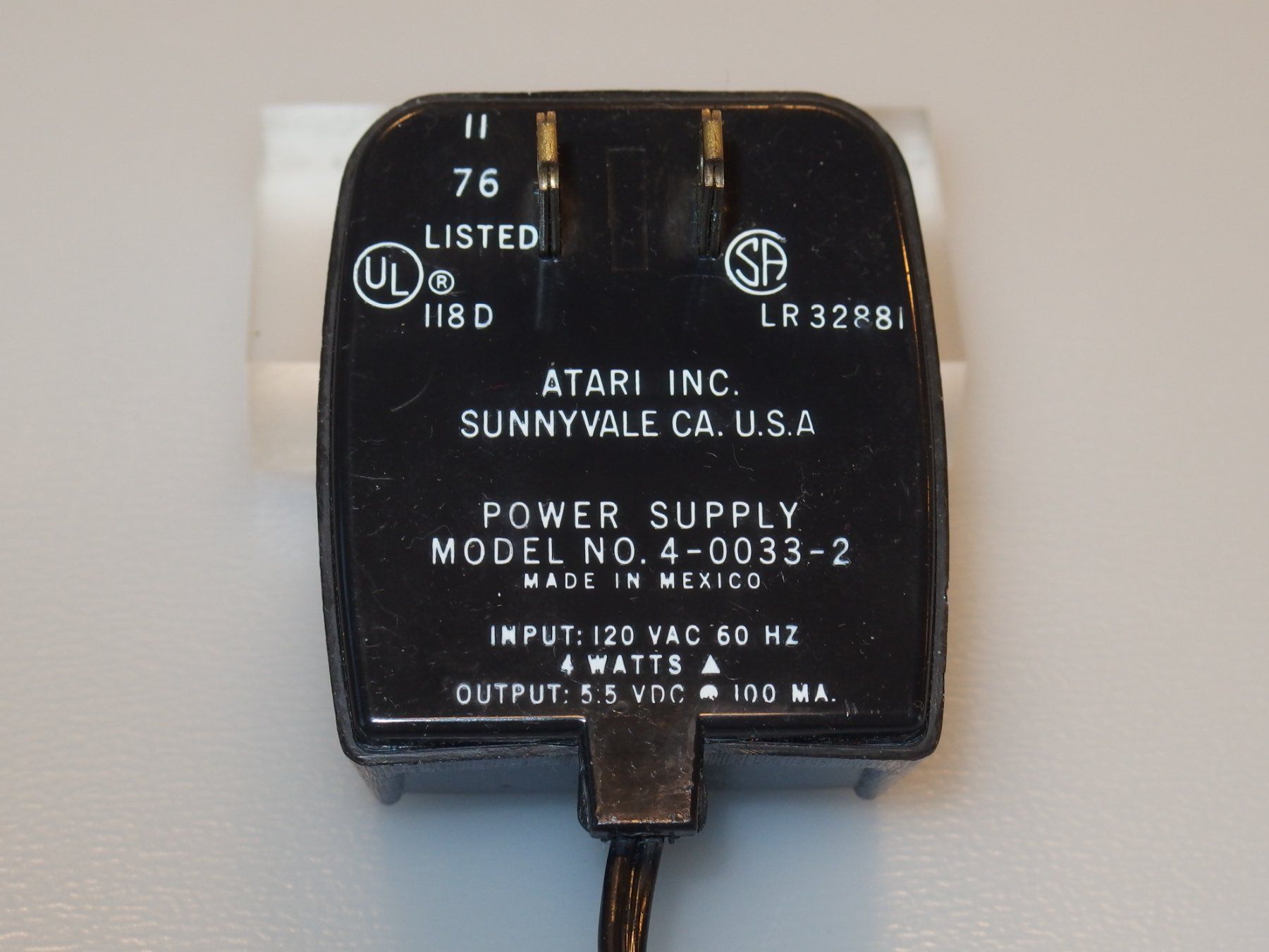 Atari Giochi: Atari Pong Battery Eliminator / Netzteil 120V! – Usato da Gwatt (Thun) venduto da Nocturnal_99 5