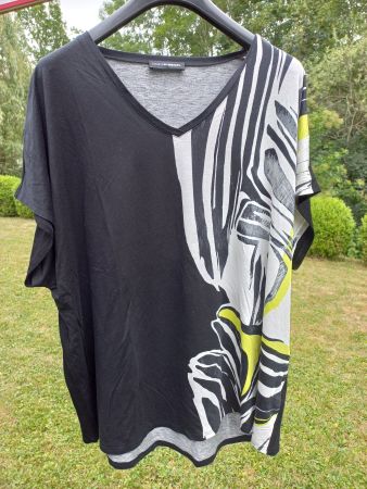 T-Shirt mit Muster von Doris Streich Gr. 52