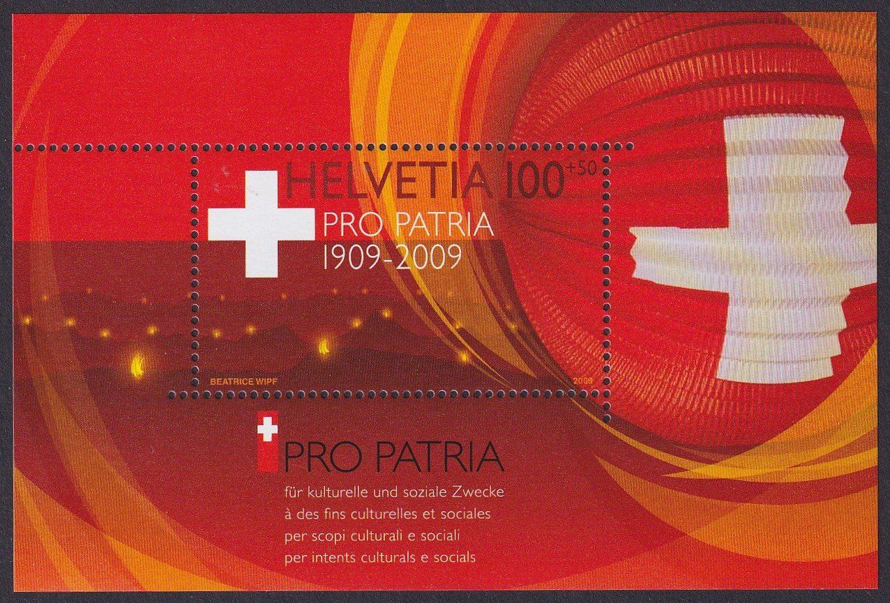 Tutti i francobolli: 2009, Bundesfeier Block IV Nr. B308 postfrisch ** – Nuovo (secondo la descrizione) da Ebikon venduto da SilvioFreund