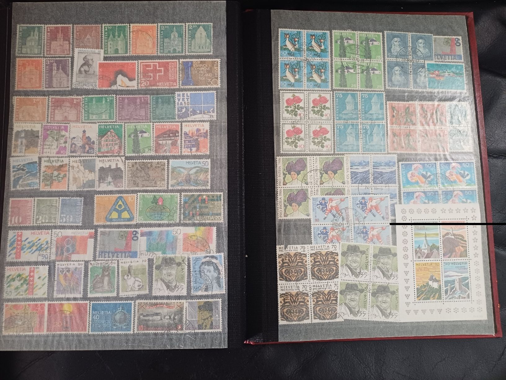 Alle Briefmarken: Briefmarken Album, grosse Sammlung, Schweiz – Gebraucht aus Ebersecken von Napf08 7