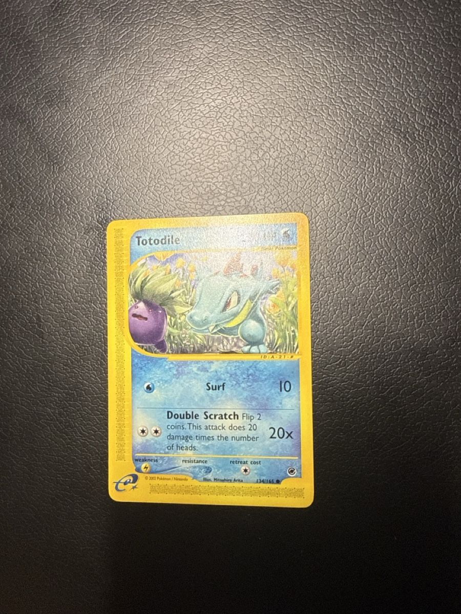 Pokémon Sammelbilder & Trading cards: Carte Pokémon Totodile expédition EN – Gebraucht aus Courrendlin von cel_75v8