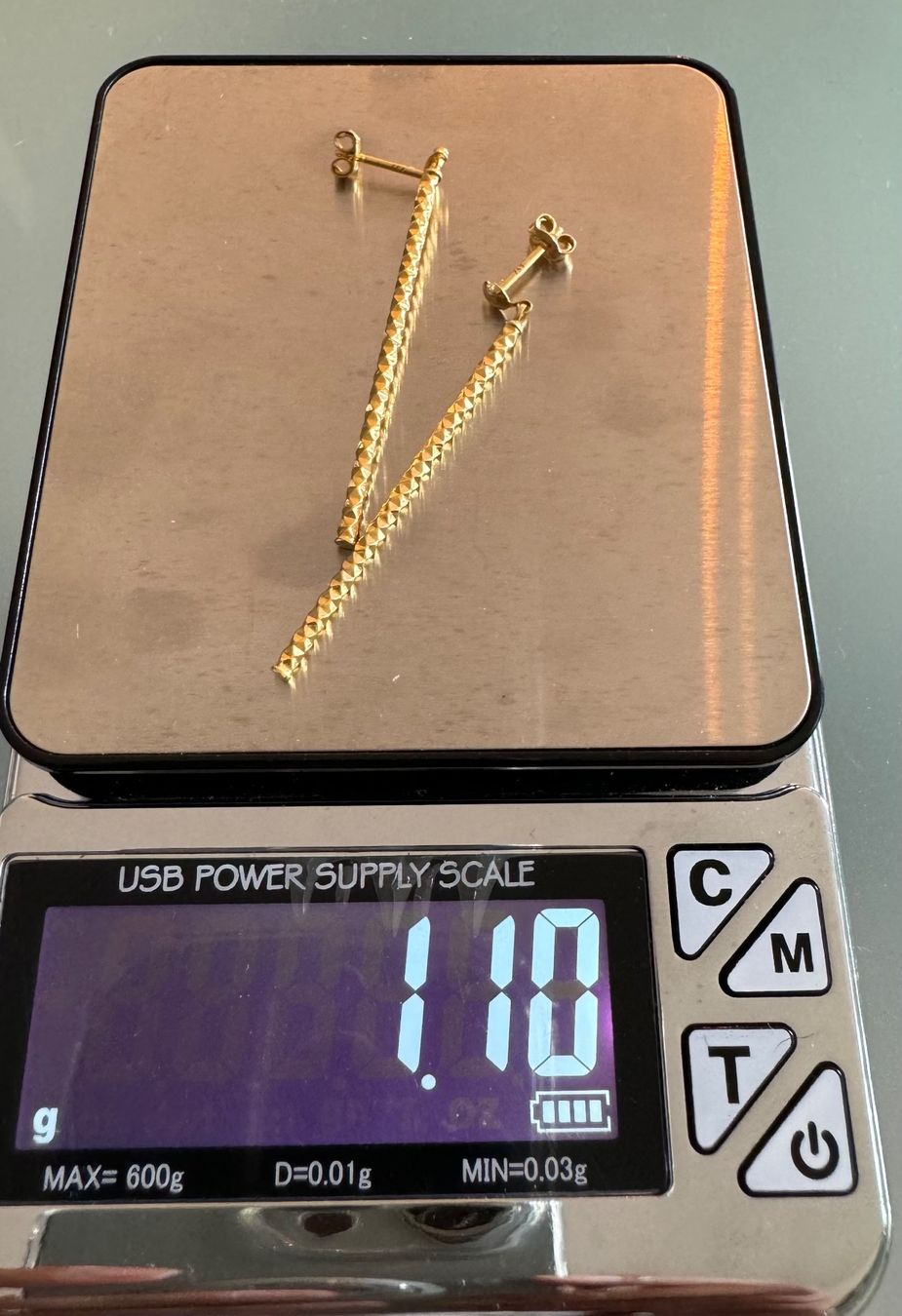 Orecchini pendenti & Orecchini a lobo: E08.170- Ohrstecker aus 18k Gold – Usato da Belp venduto da Aim333 2