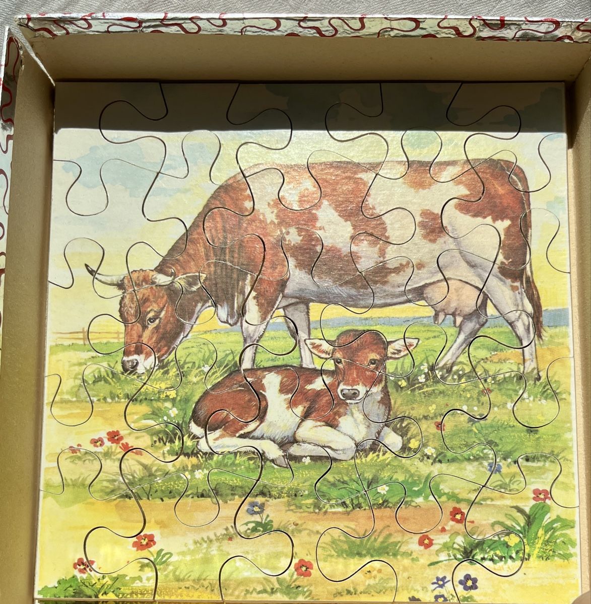 Penelope Puzzles: 4x Vintage Kinder Puzzle, Bauernhoftiere – Gebraucht aus St. Gallen von reg_f8h8 1