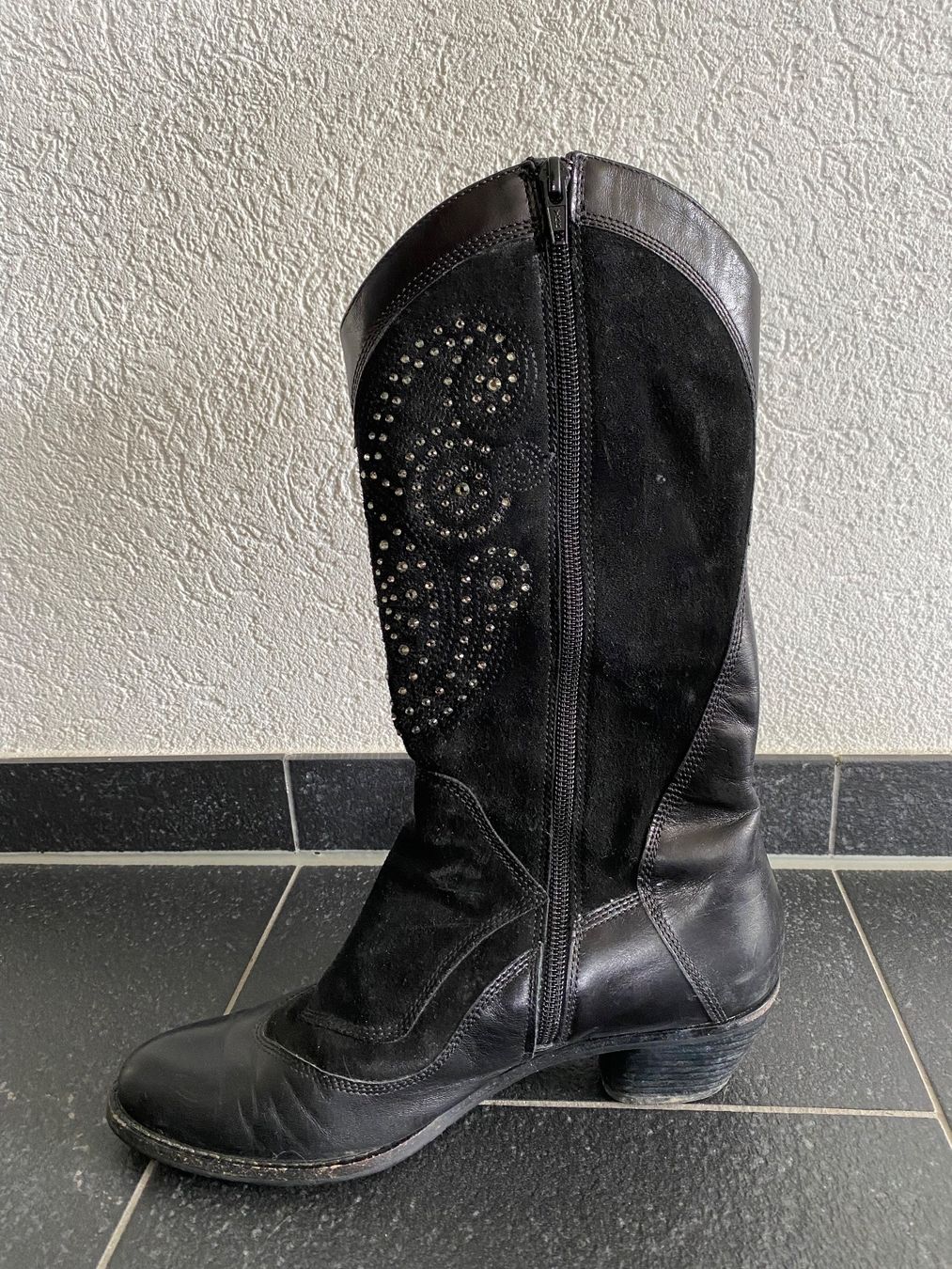 Högl Damenschuhe: Cowboystiefel mit Swarovski Steinen – Gebraucht aus Lützelflüh-Goldb von flu_q9tg 2