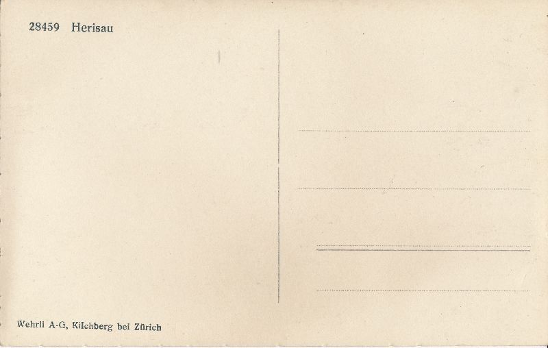 Cartoline postali: Herisau + c1925 – Usato da Emmenbrücke venduto da teestube 1
