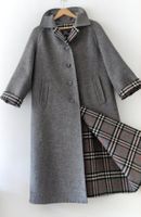 BURBERRY 100% Wool Mantel Tweed Gehrock Novacheck Gr.40/42
