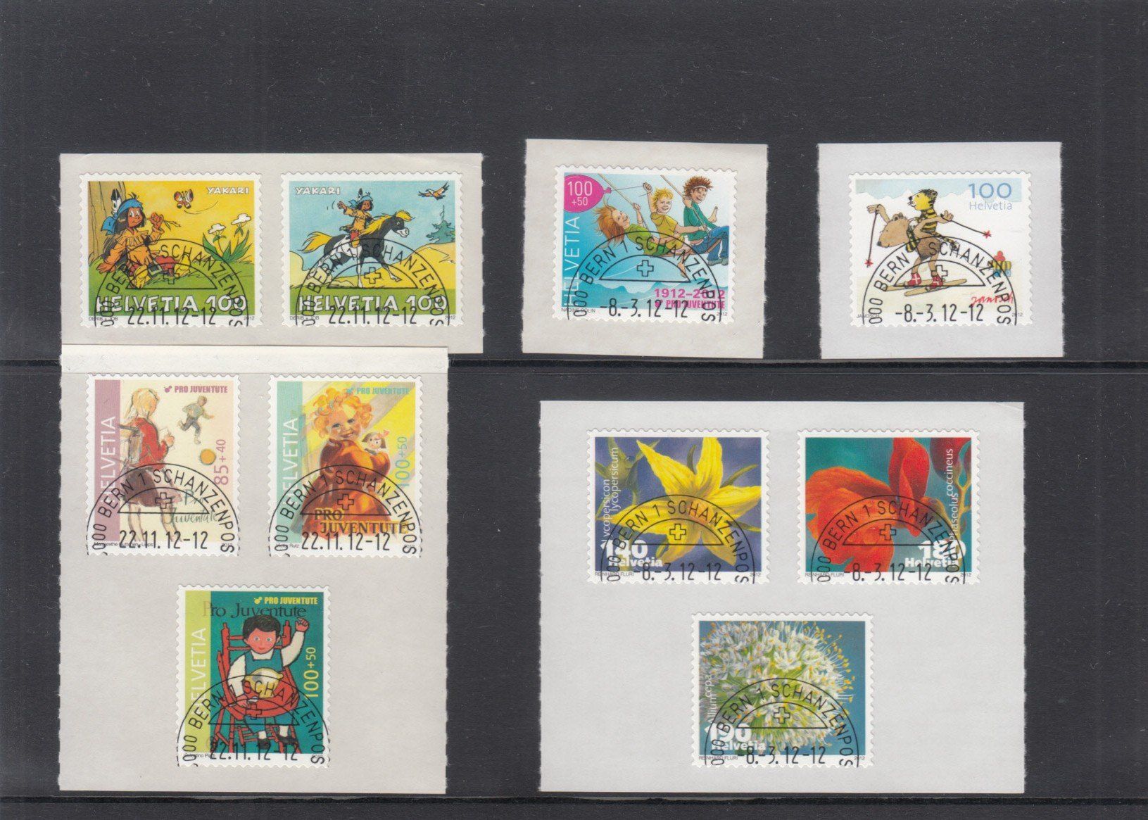 Tutti i francobolli: CH Ausgaben 2012 mit ET – Usato da Bürglen TG venduto da StampGraf 2