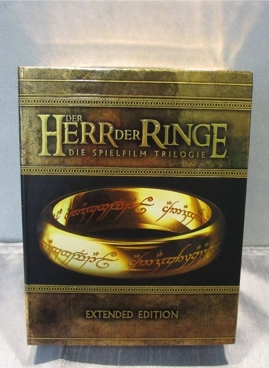 Bluray Herr Der Ringe Extended Edition Trilogie Gold Box Kaufen Auf Ricardo