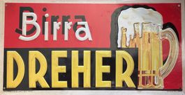 Insegna Birra Dreher vintage - Da collezione!🍺🍻