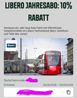 Gutschein für 10% Rabatt LIBERO Jahresabo