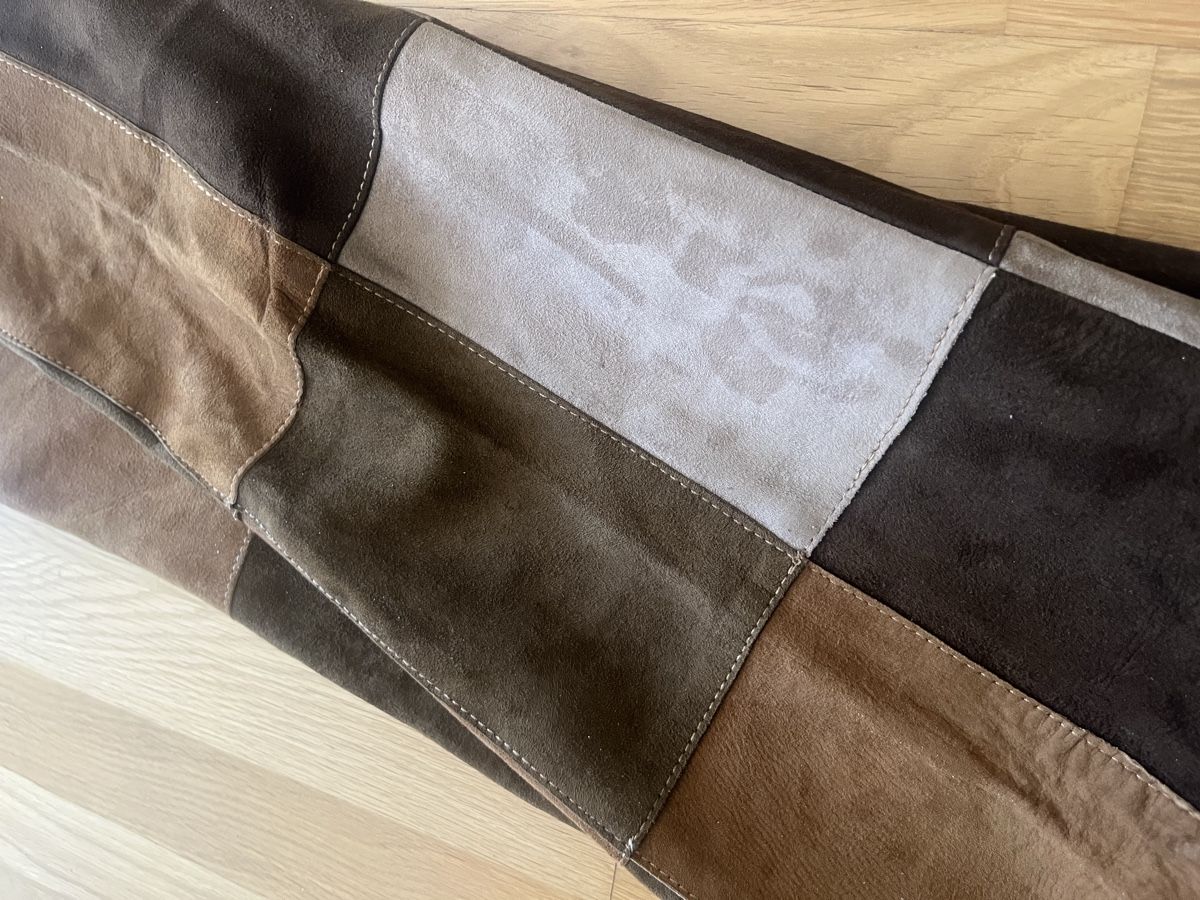 Pantalons: Vintage original 60er Patchwork Leder Schlaghose – D'occasion à Zürich par laribuechel 2