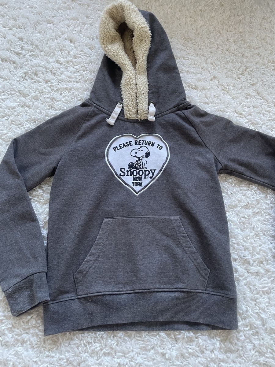 Maglioni & Felpe: Sweat à capuche Peanuts Snoopy gris taille 12 ans – Nuovo (secondo la descrizione) da Versoix venduto da Pti-pois 1