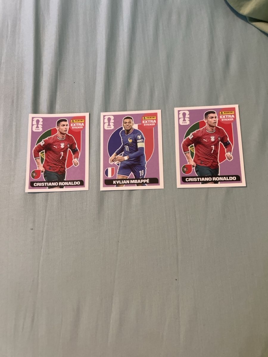Panini Carte collezionabili: Panini extra Sticker 2x CR7 x1 Mbappé  – Nuovo (secondo la descrizione) da Glattpark(Opfikon) venduto da ani_576j