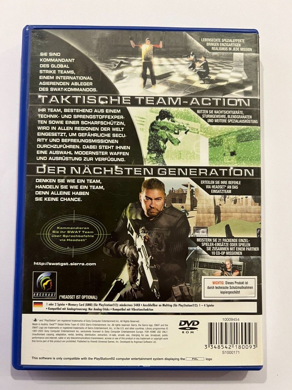 Sony Spiele: PS 2 SWAT Global Strike Team – Gebraucht aus Balzers von Alannah 1