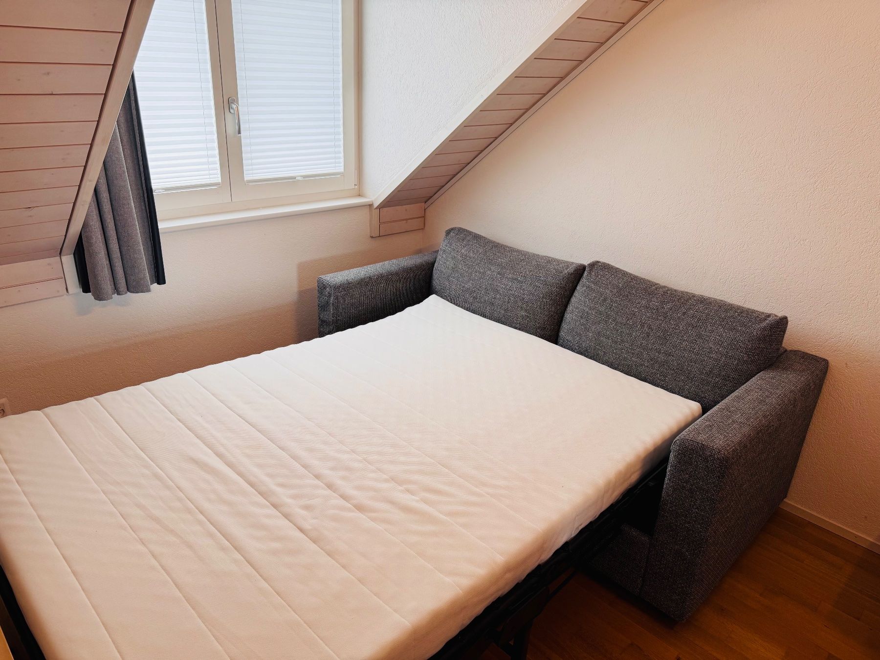 Ikea Divani: 2er-Bettsofa: IKEA VIMLE – Gunnared mittelgrau – Usato da Aesch ZH venduto da OperaMM 1