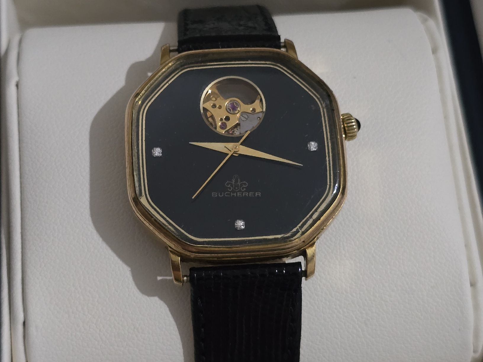Bucherer Orologi: Montre Bucherer Mécanique squelette – Usato da Les Acacias venduto da watinjo