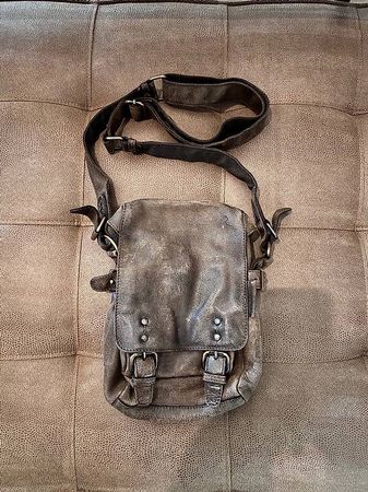 Lederhandtasche "Vintage Style" (braun)