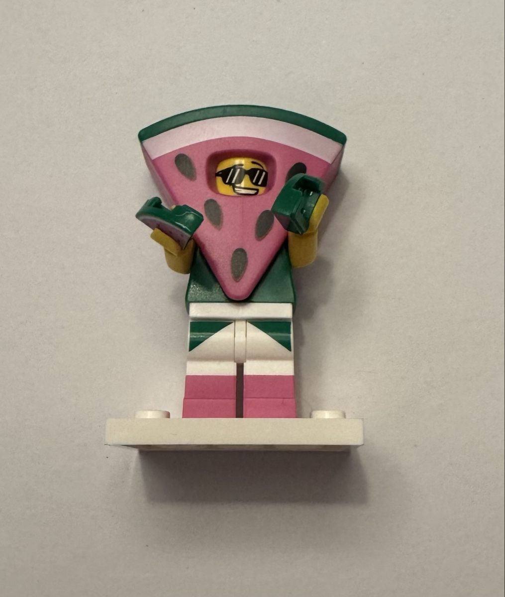 Lego Statuette: Lego Minifigur Wassermelonen-Mann – Nuovo (secondo la descrizione) da Thun venduto da DascheLii